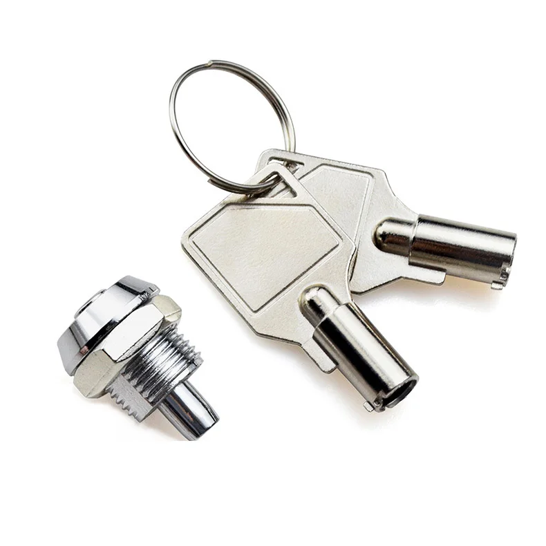 MS502 Chrome Finish Miniature Radial Pin light box  small Miniature Tubular Push Lock Compression cam lock