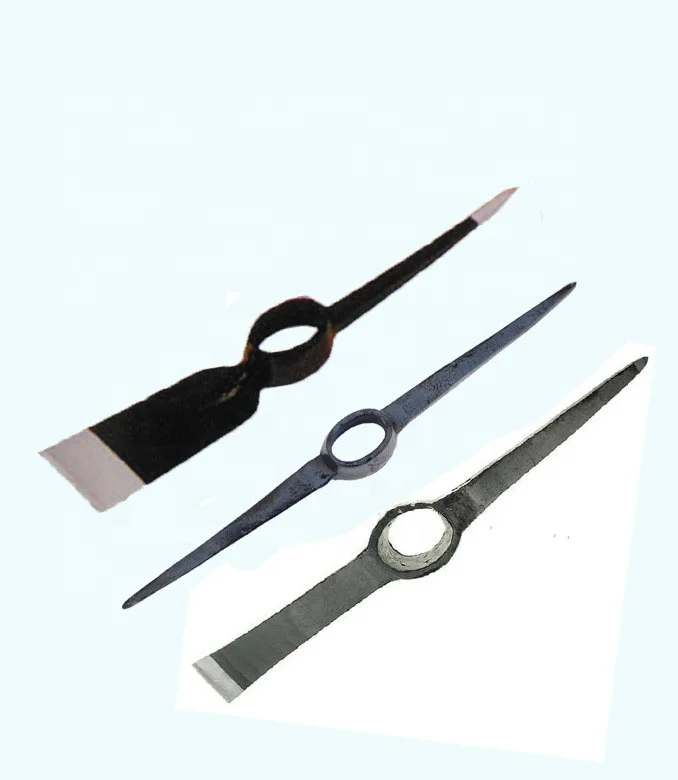 Black Color Painted Steel Pickaxe Garden Drop Forged Pickaxe Garden Tools Steel Pickaxe