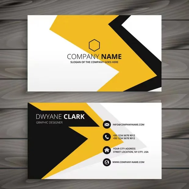 Custom metal visiting card luxury black embossed printing gold foil stamping logo business card