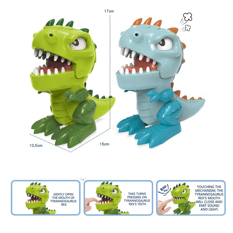 Novelty Dinosaur Piranha Dragon Tooth Extraction Bite Finger Prank Toys Drinking Games For Adults Party