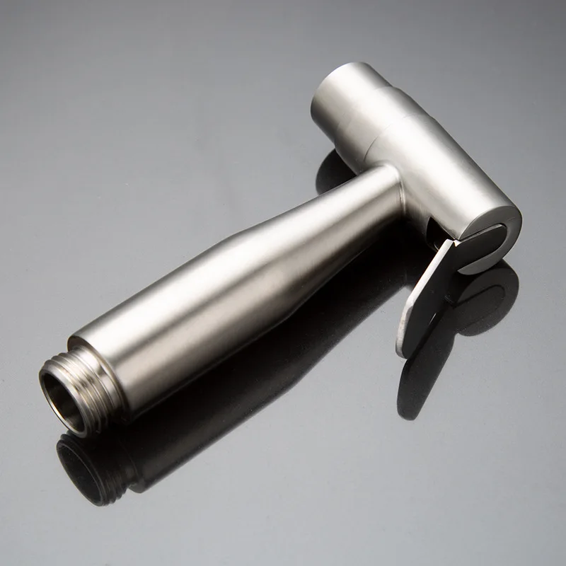 High Quality 304 Stainless Steel Bathroom Brass Toilet Couple Wall Shattaf Bidet Faucet Spray power spray gun