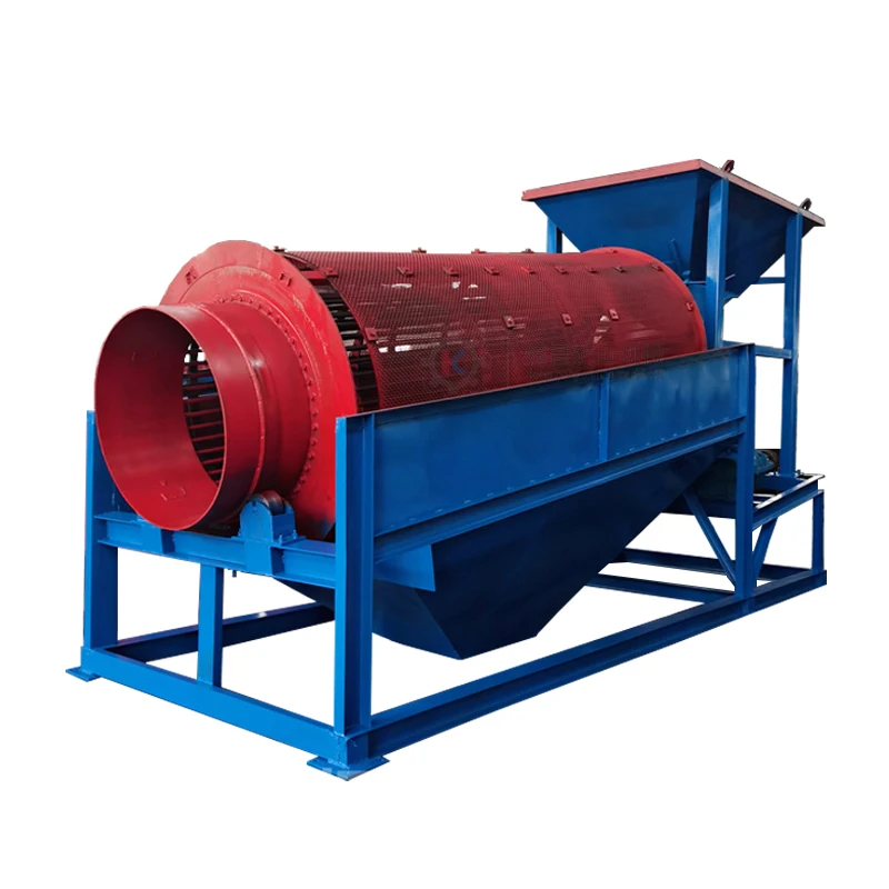 Mobile Rotary Gold Mining Sand Gravel Stone Drum Compost Trommel Screen