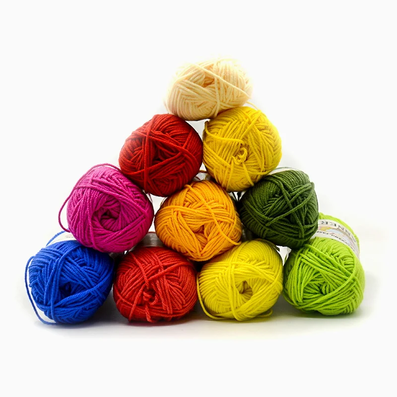  Blended Cotton Combed Milk Yarn For Hand