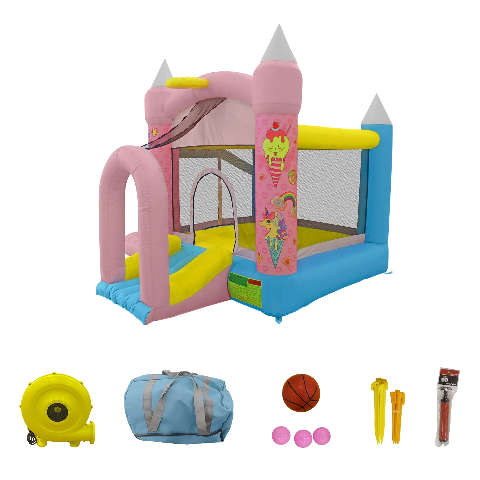 
New arrival inflatable bounce jumping house for children Oxford cloth games kids 