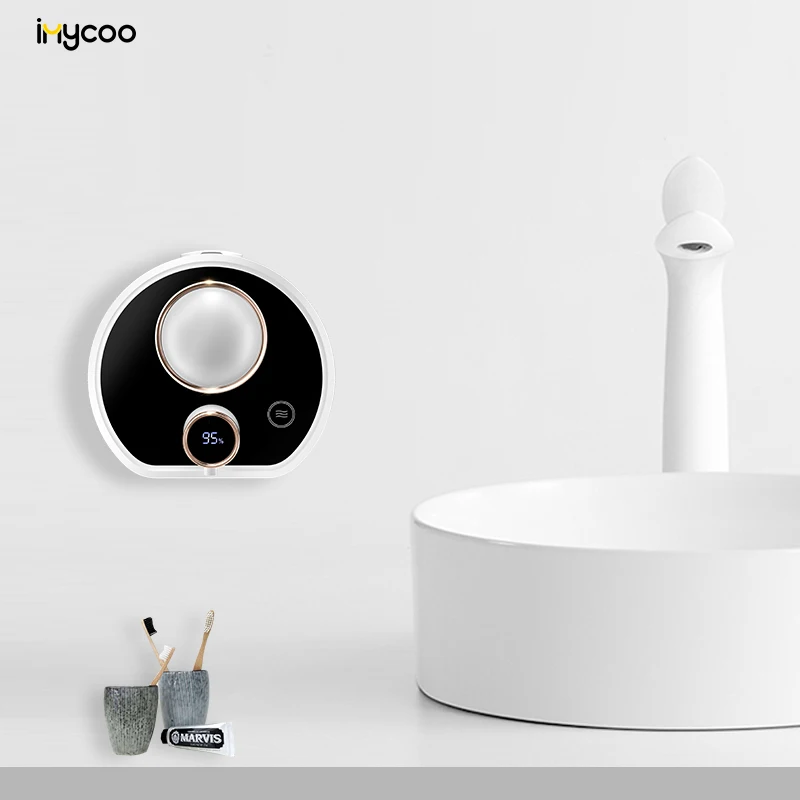 IMYCOO New Arrival Rechargeable Smart Wall-Mounted Soap Dispenser Bathroom Automatic Soap Dispenser With Display