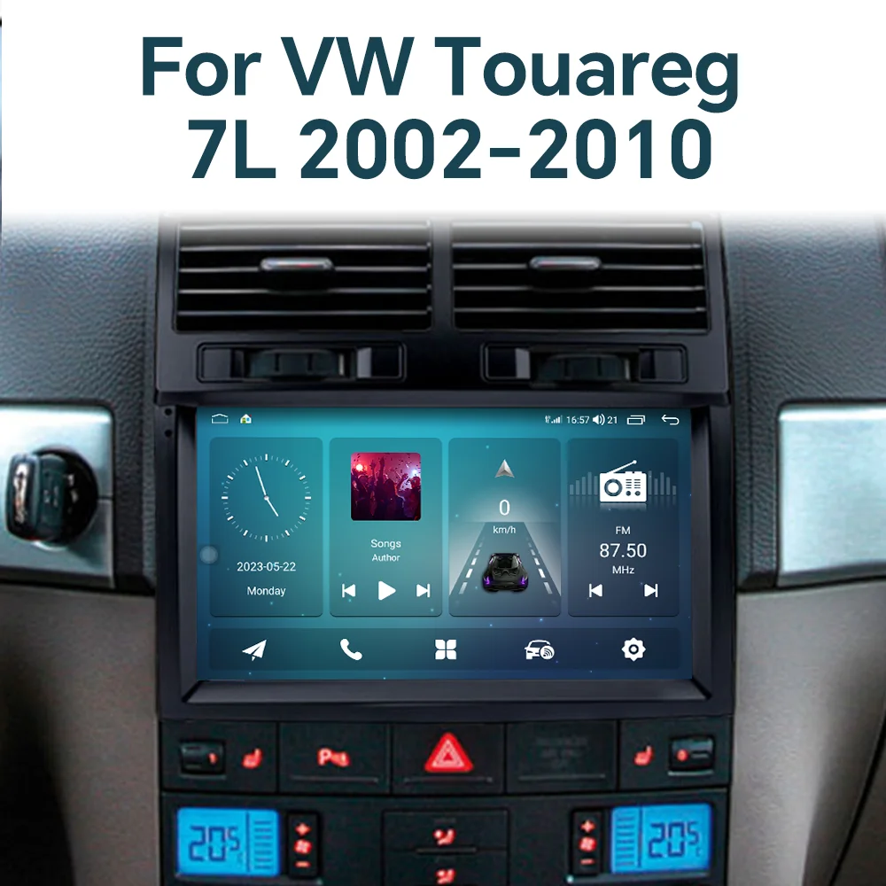 Автомагнитола Android DVD-плеер экран для VW Volkswagen Touareg 7L 2002-2010 стерео аудио навигация GPS DSP Car-play 360 камера