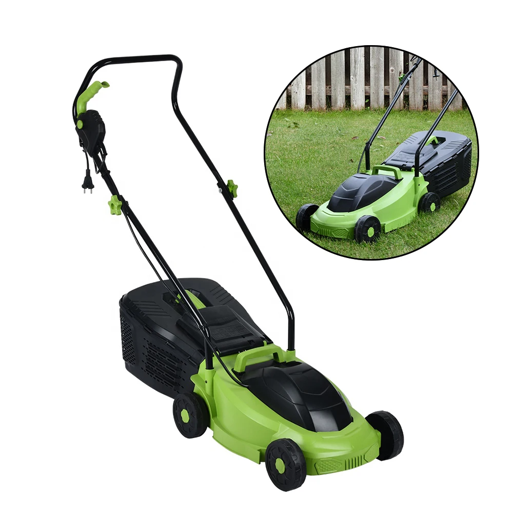 Vertak 1300w professional the lawn mower hand push garden lawn mower electric motor