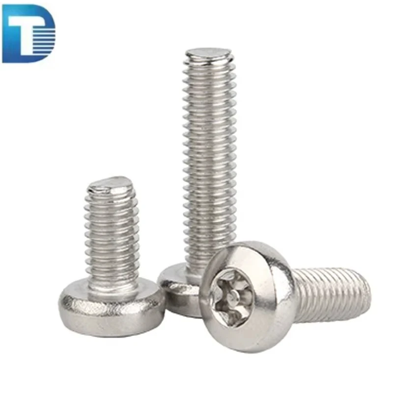 Bolts M3 M6 Plain Torx Triangle Pan Head Security Bolt ASTM A193 A914 B8 B8M B8T ASTM A453 Bolt