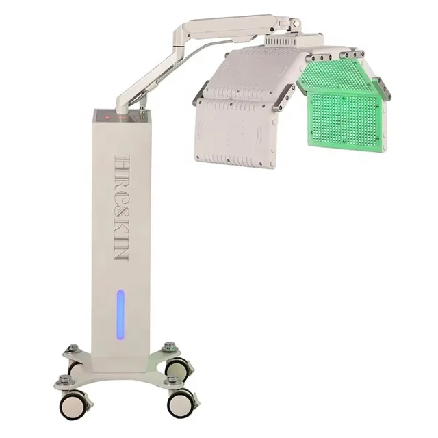 Top rank PDT facial led light therapy machine red/blue/green/hybrid light led face massager device for beauty salon