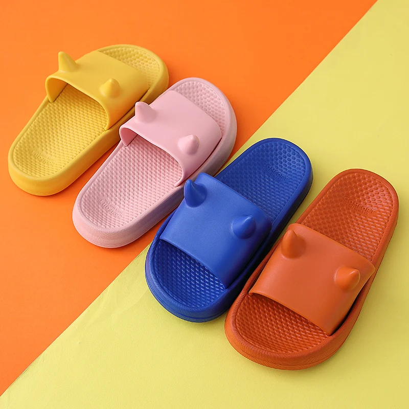 
Children Flip Flops Baby Leisure Unicorn Shoes for Toddlers Kids Boy Indoor Cute Bathroom Slippers Home Beach Girl 