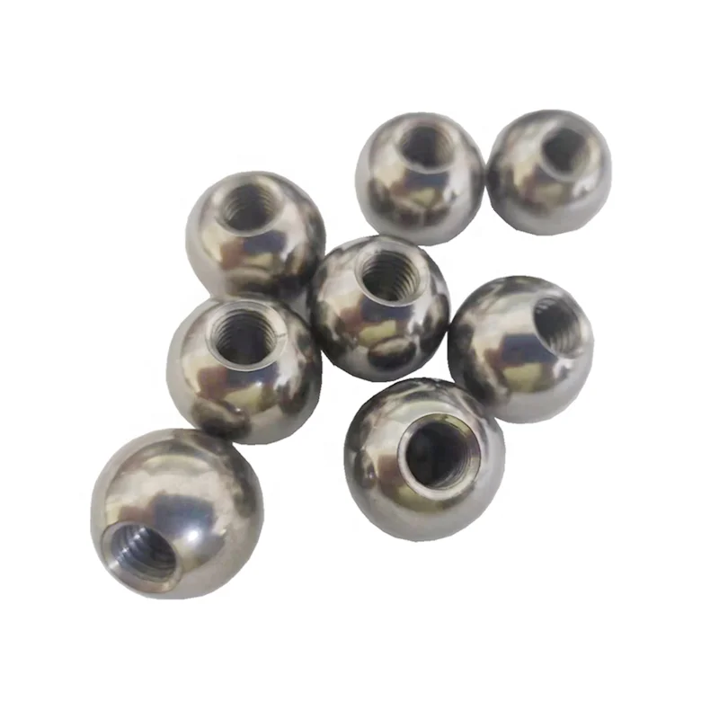 14mm Stainless Steel Ball With Hole Metal Sphere With Thread