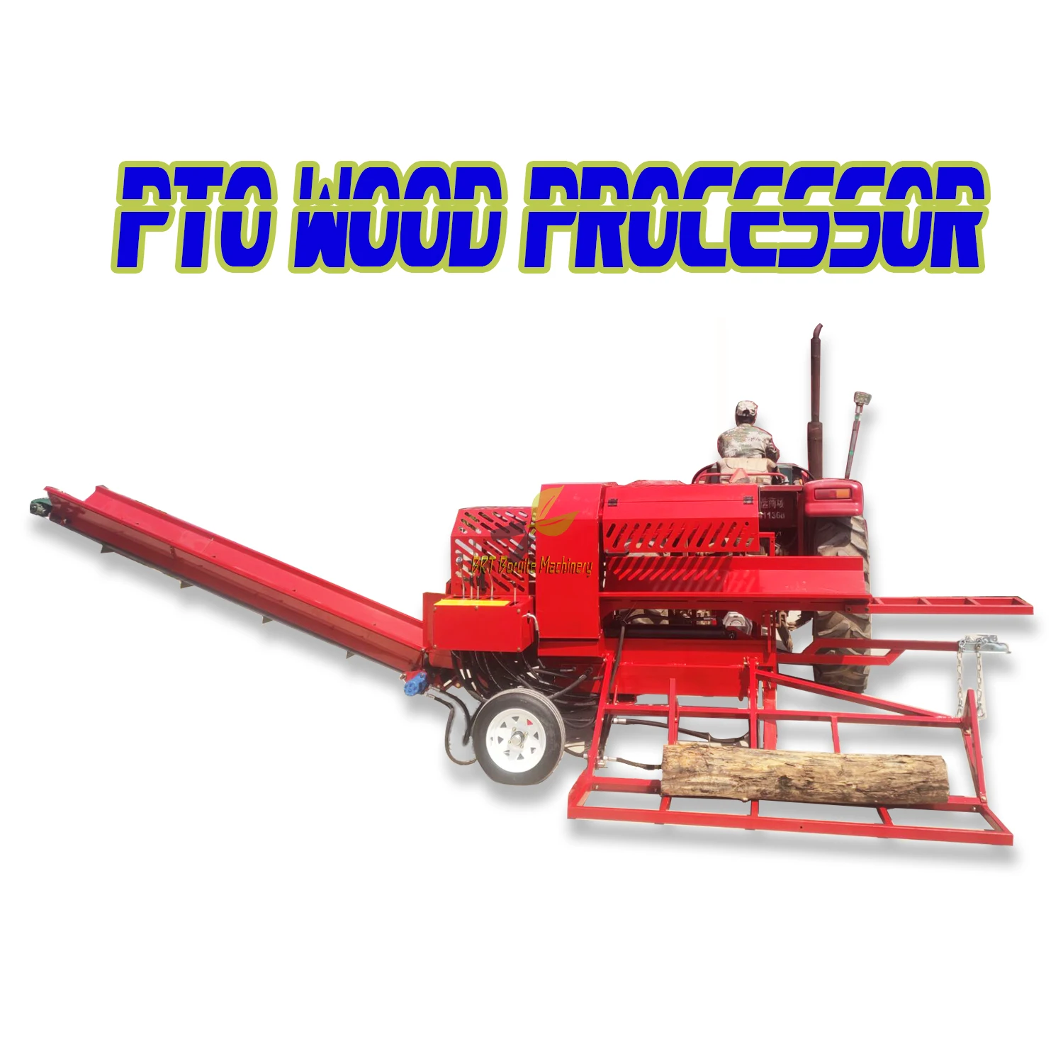 power off PTO big Log Diameter hydraulic system Splitting Machine Wood Processor power off PTO