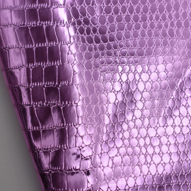 synthetic crocodile skin wholesale faux leather for fashion cosmetic bag leather