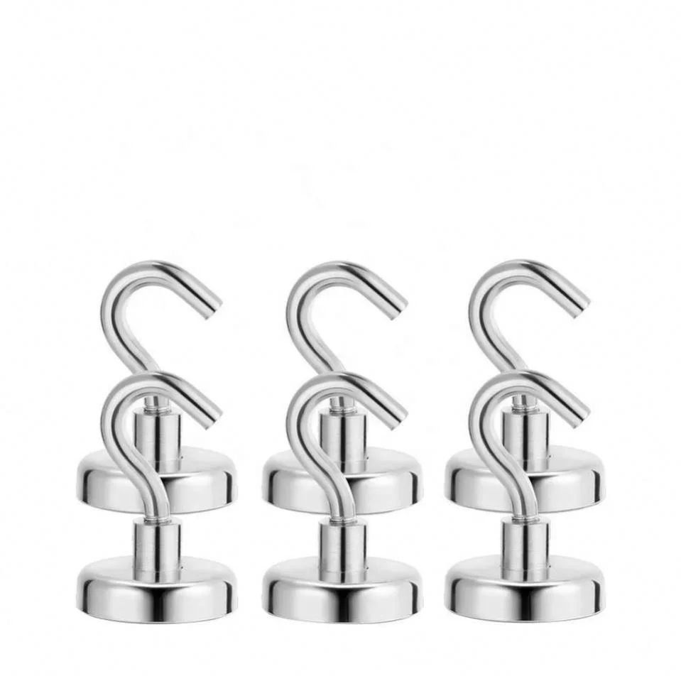 10/12 Mm Strong Magnetic Hooks Heavy Duty Wall Hooks Hanger Key Coat Cup Hanging Hanger