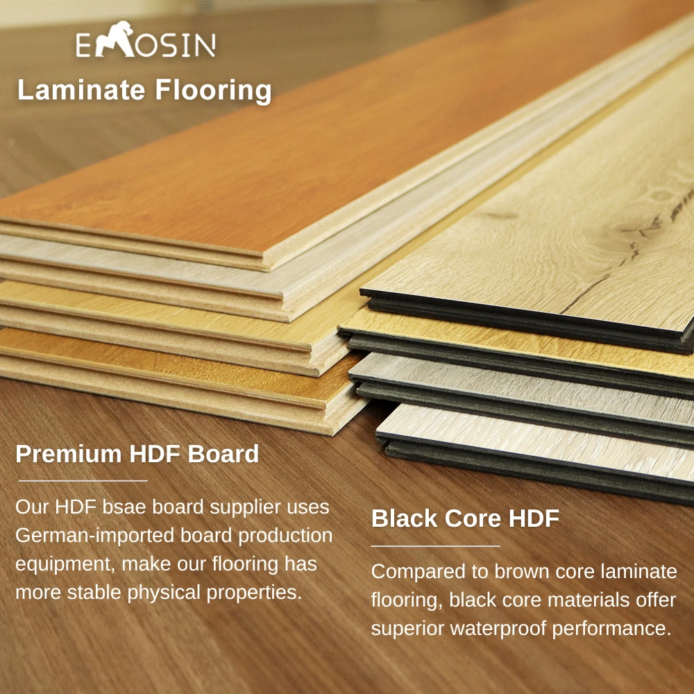 HDF Laminate Flooring Pisos Laminados PVC Marmol