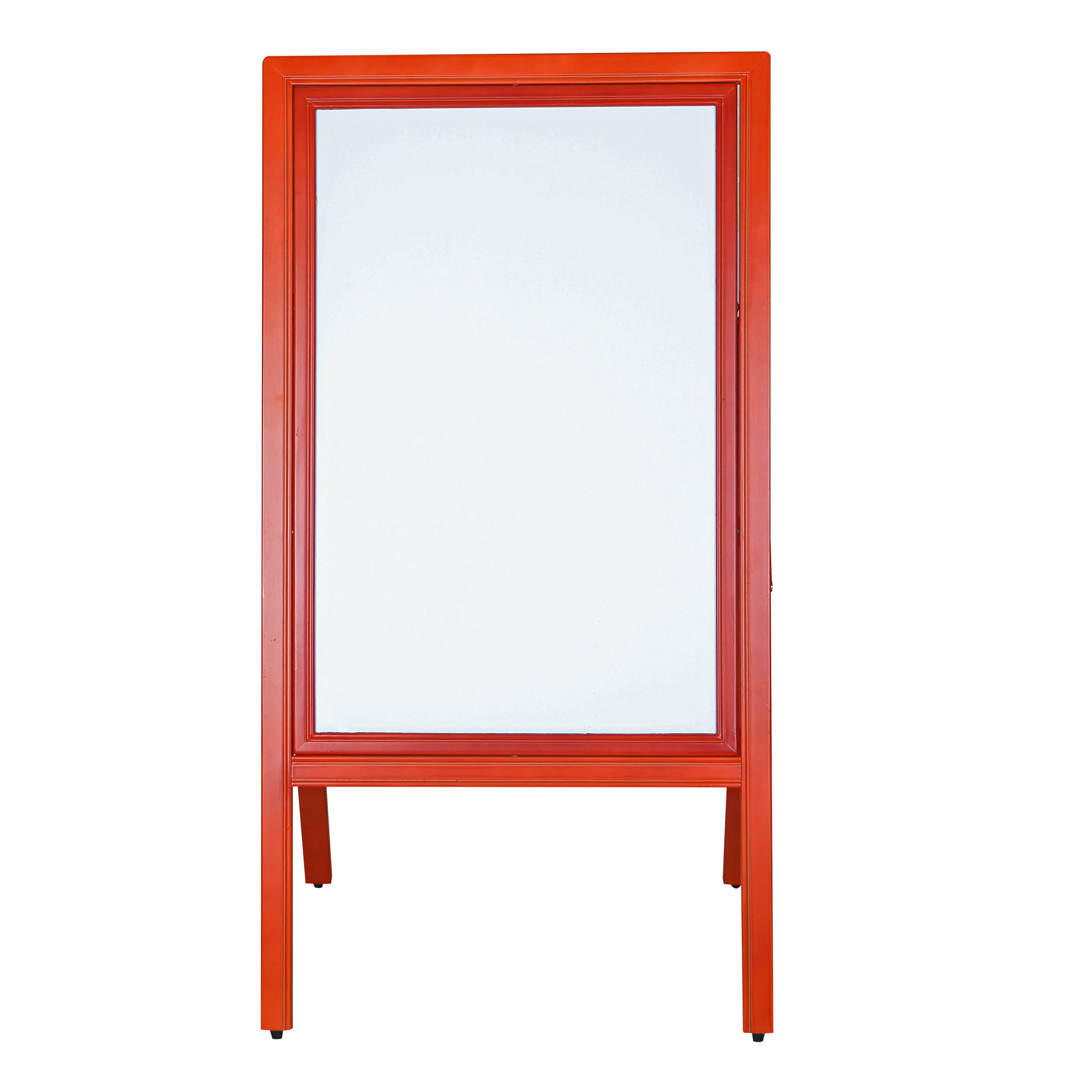 
Reversible Writing Board Wooden A Framed Chalkboard Paint Magnetic Whiteboard School Teaching Board Notice Board 