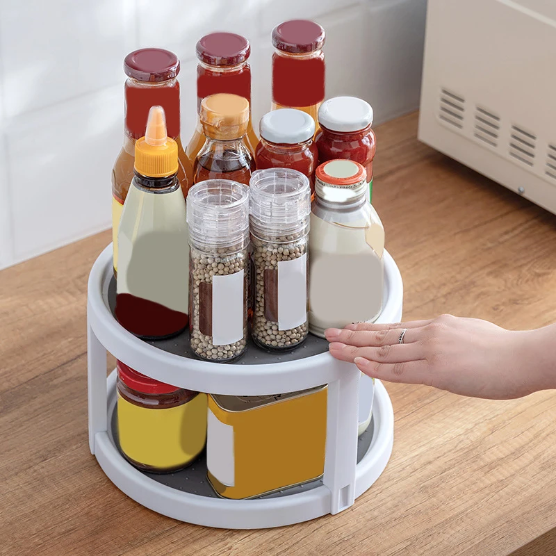 Kitchen cabinets pantry spice plastic table train lazy susan organizer revolution non skid 360 degree lazy susan turntable