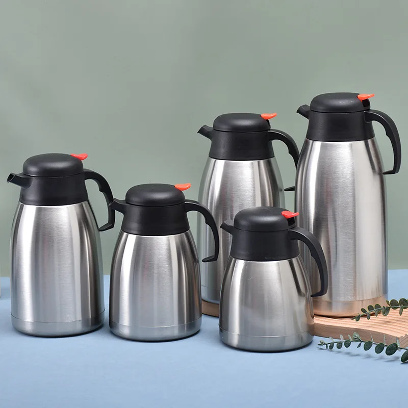 insulated tea pot thermo jug Double Walled stainless steel vacuum flask bottle coffee pot vacuum kettle