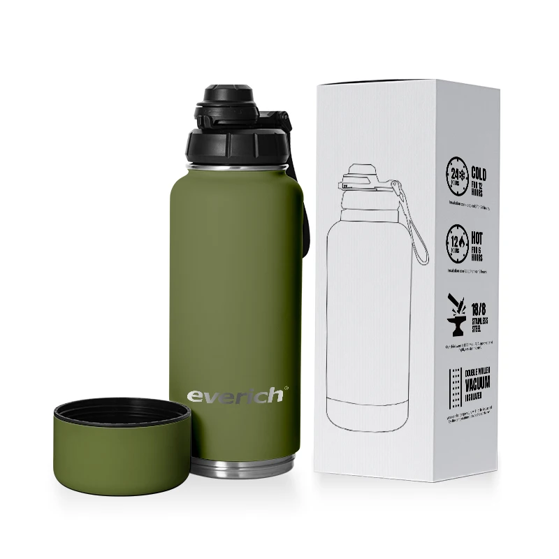 ODM New Double Wall Stainless Steel 18/8 Insulated Water Bottle for Pets Sport Style with Lid for Camping Direct Boiling