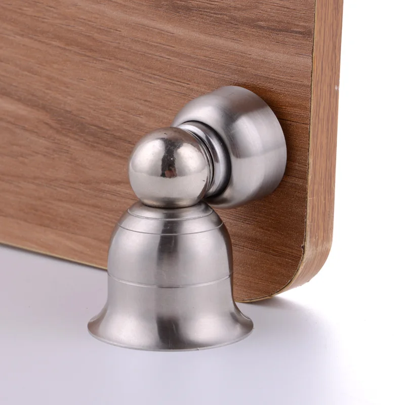 Door Accessories Bell door suction Stainless Steel Strong Magnetic Door Stopper
