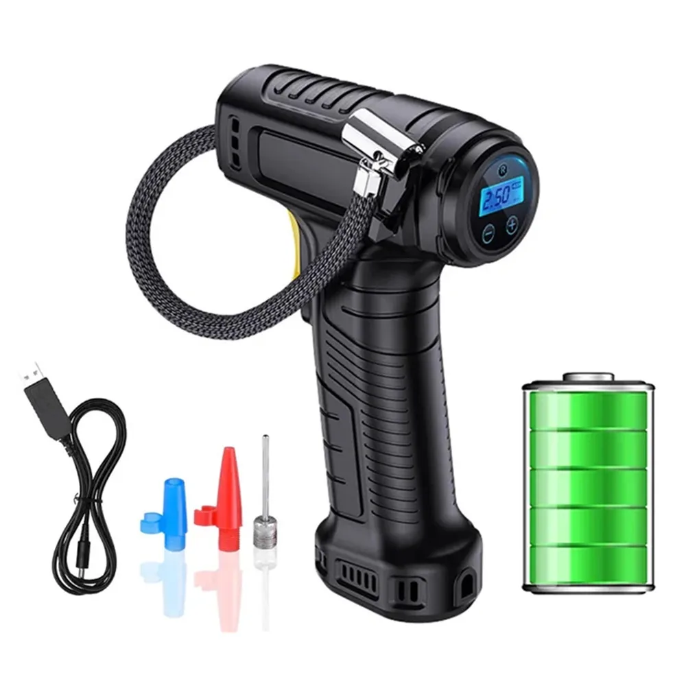 Handheld Inflation Car Tyre Pump Air Compressor Car Electric Air Pump 120PSI Tire Inflators