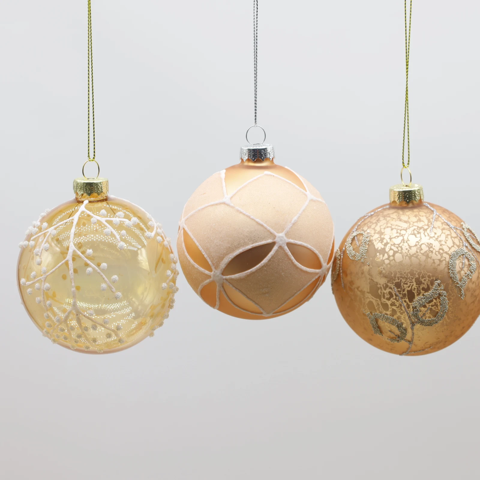 2024 Christmas Decoration glass ball Crafts Custom Product Christmas Tree Handing Ornaments