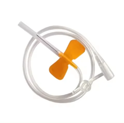 Butterfly Winged Infusion Set 20G 21G 22G 23G 24G 25G Scalp Vein Set with Luer Slip or Luer Lock