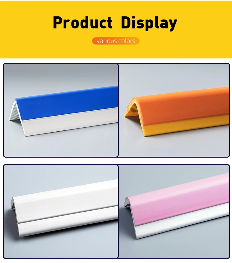 PVC Plastic Material hospital wall guard hospital bumper corner guard