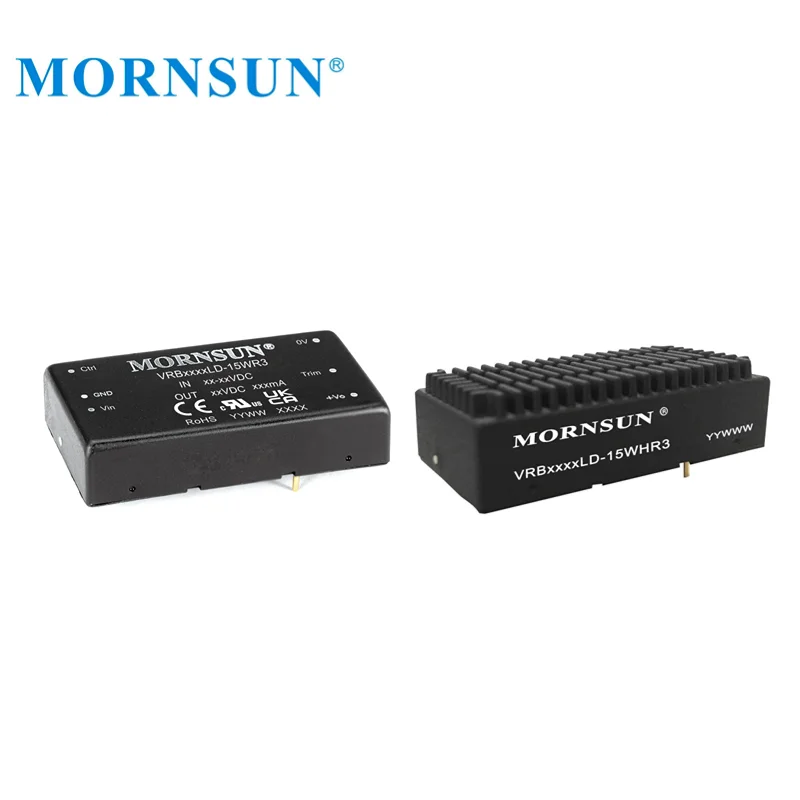 Mornsun VRB4812LD-15WR3 Ultra-wide Input 36V-75V 54V 60V DC to 12V DC Power Supply Converter 15W