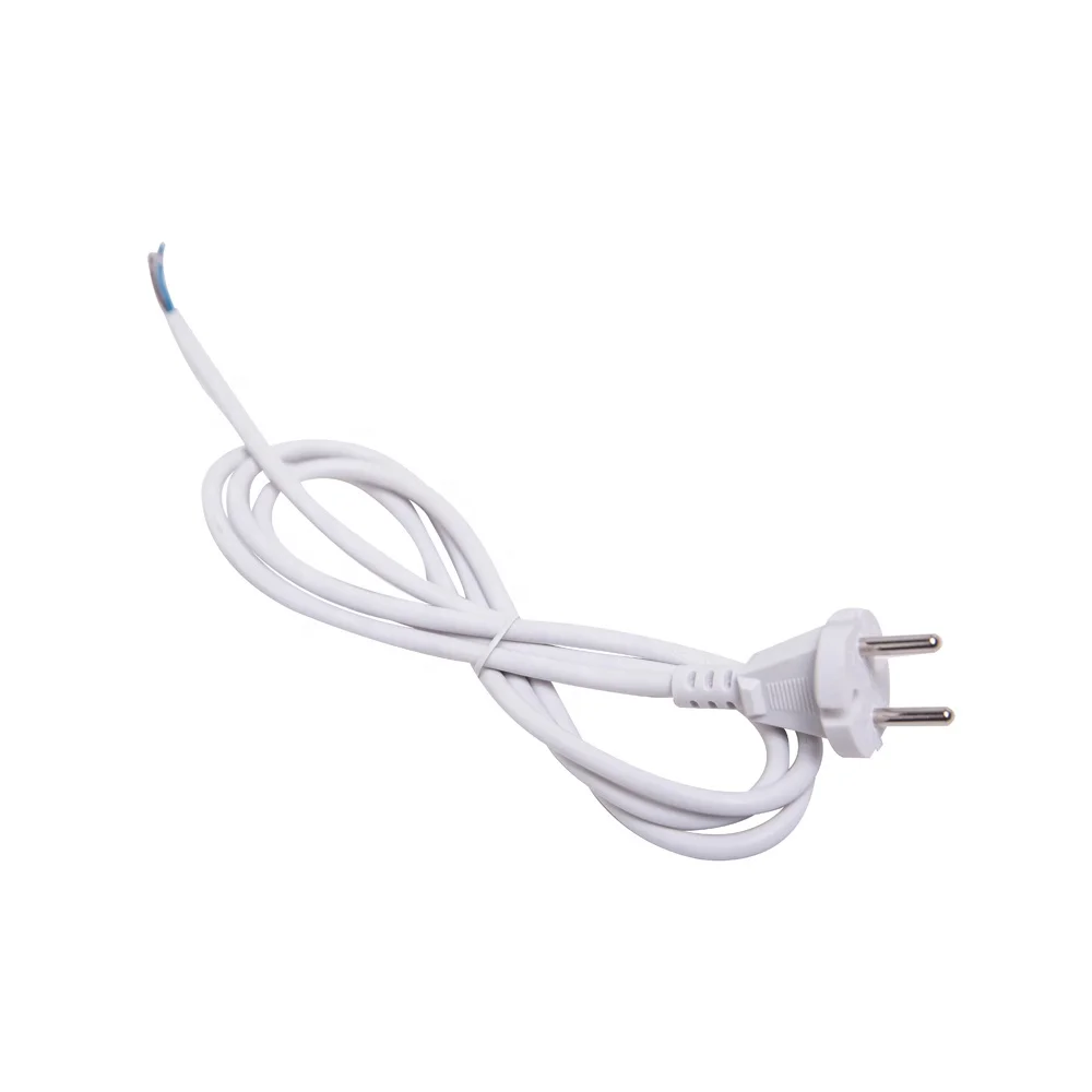 European VDE 2 Pin Schuko Plug Power Cord 2 Wires with High Quality