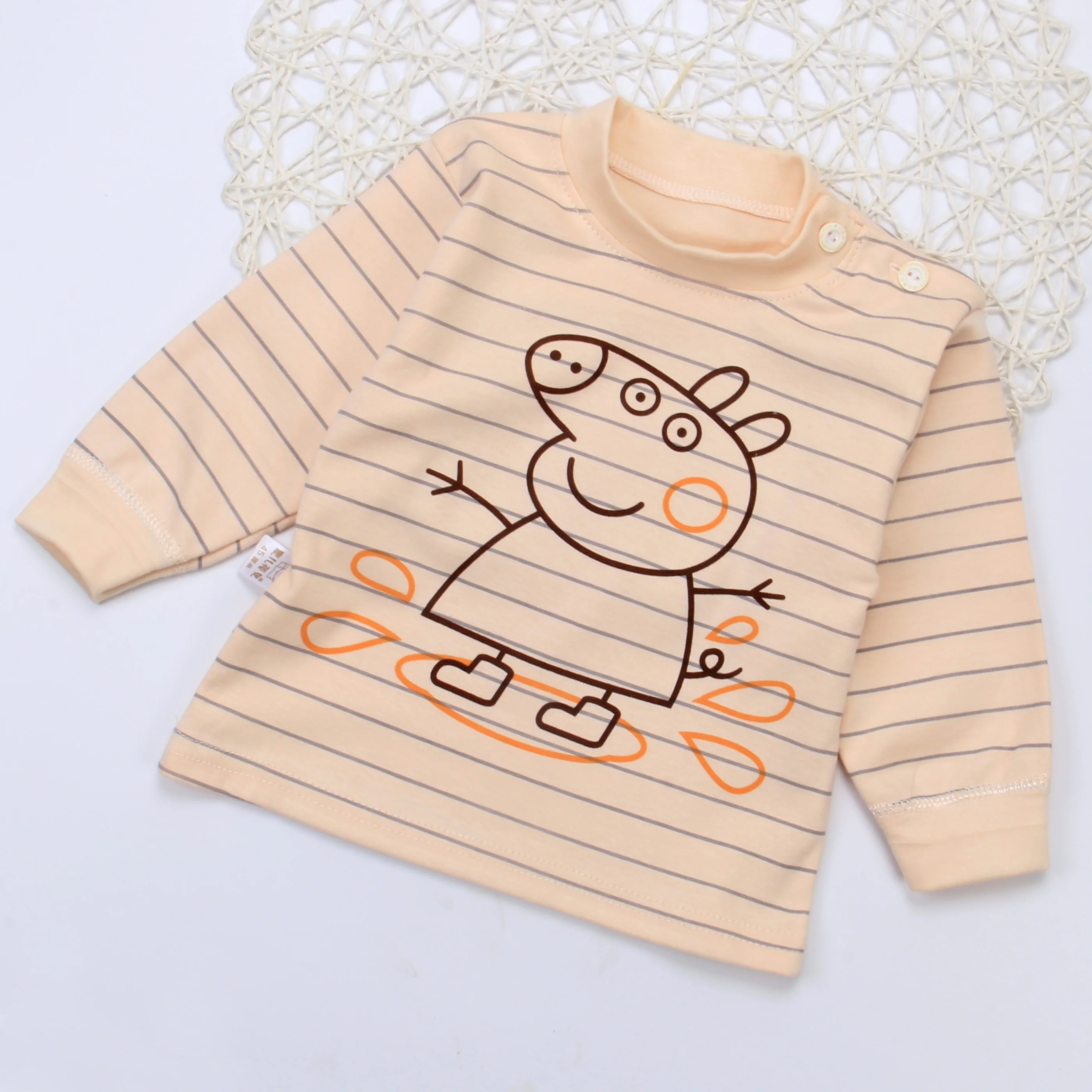 
2020 cheap spring summer autumn baby clothing brand wholesale 0-3 year old baby underwear baby pajamas 