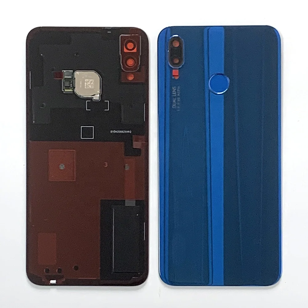 Original For Huawei P20 Lite Nova 3E Battery Cover Housing Case+Camera Frame+Fingerprint+Sticker For Huawei P20 Lite Back Glass