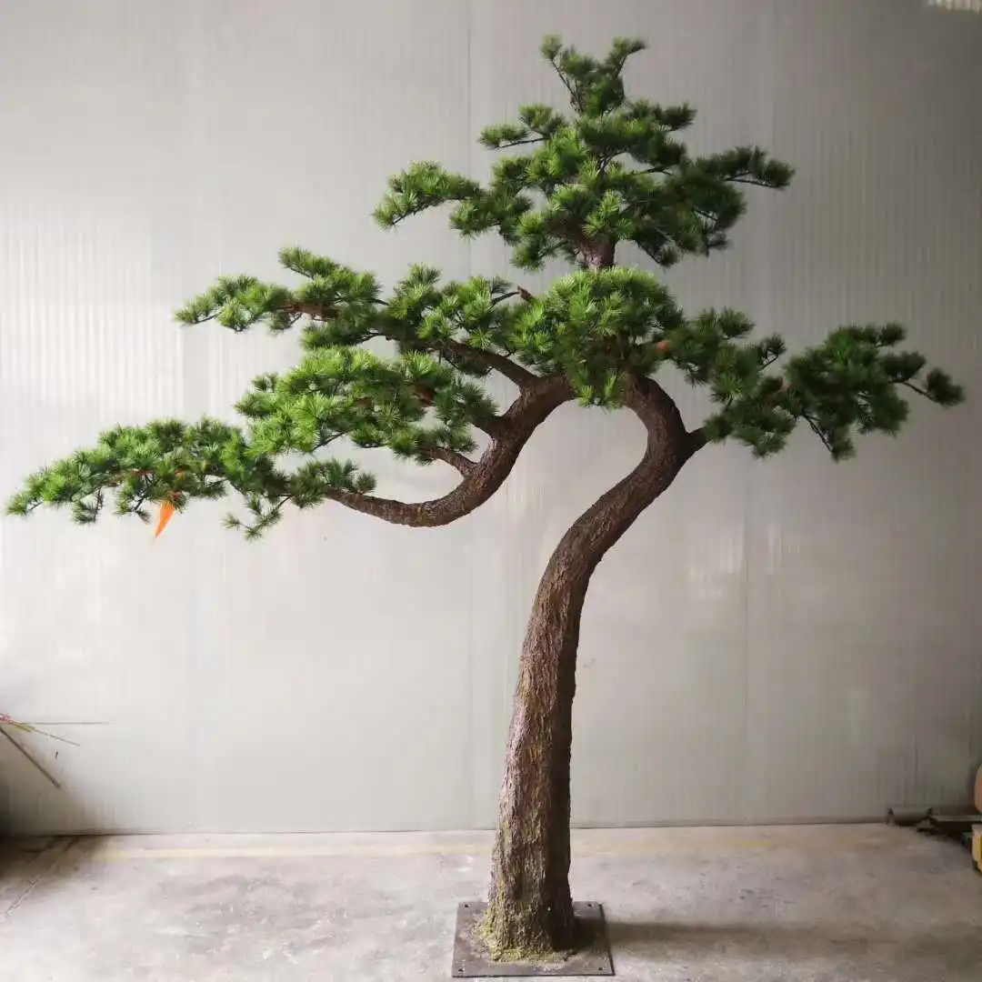 Customized Artificial Trees 3m Fiberglass Artificial Pine Trees for Decoration