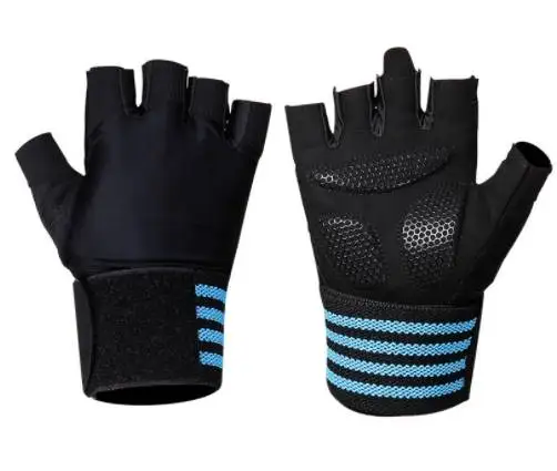 Adjustable Custom Logo Cycling Sports Gym Workout Weightlifting Gloves