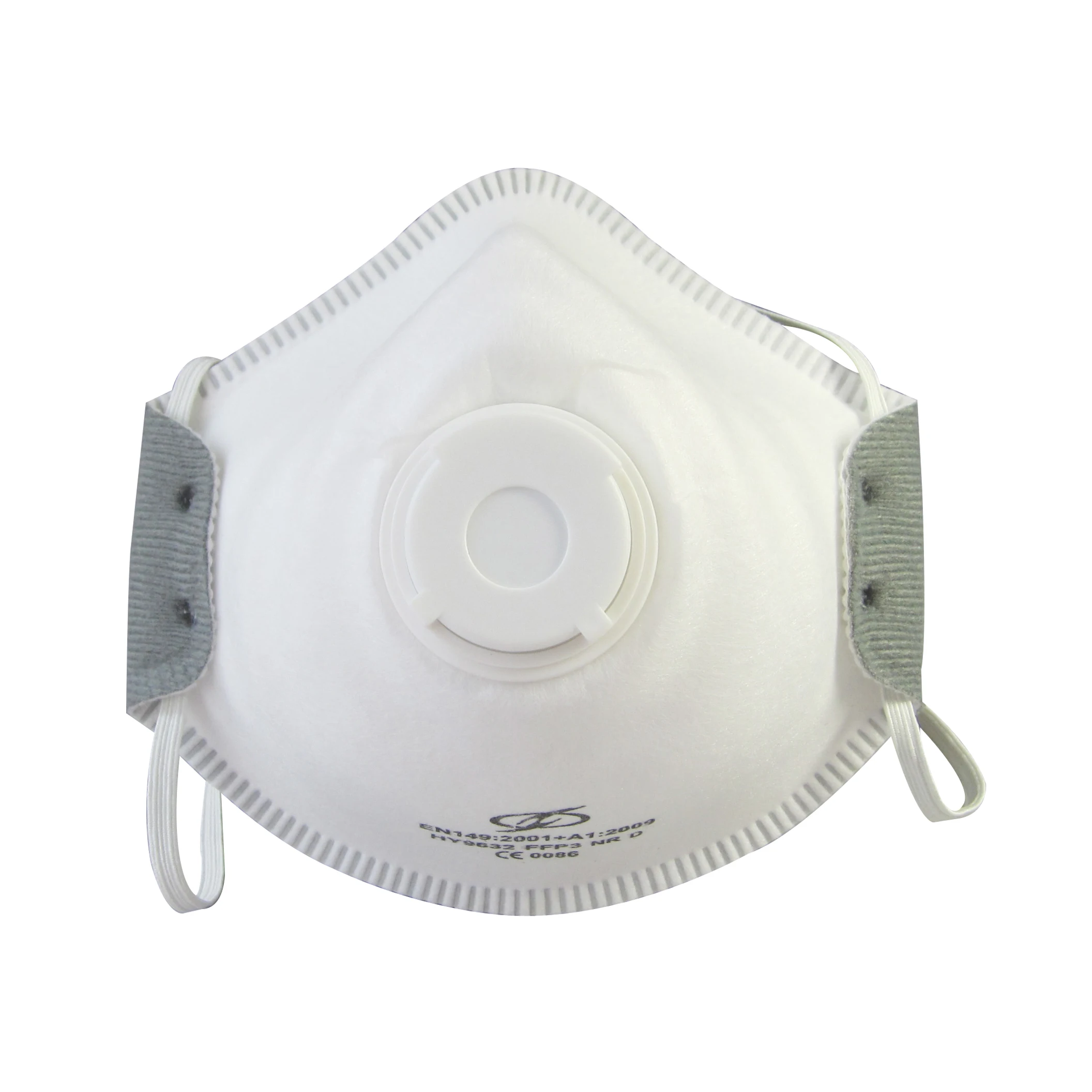 Disposable filtering face mask  FFP3 moulded respirator with valve