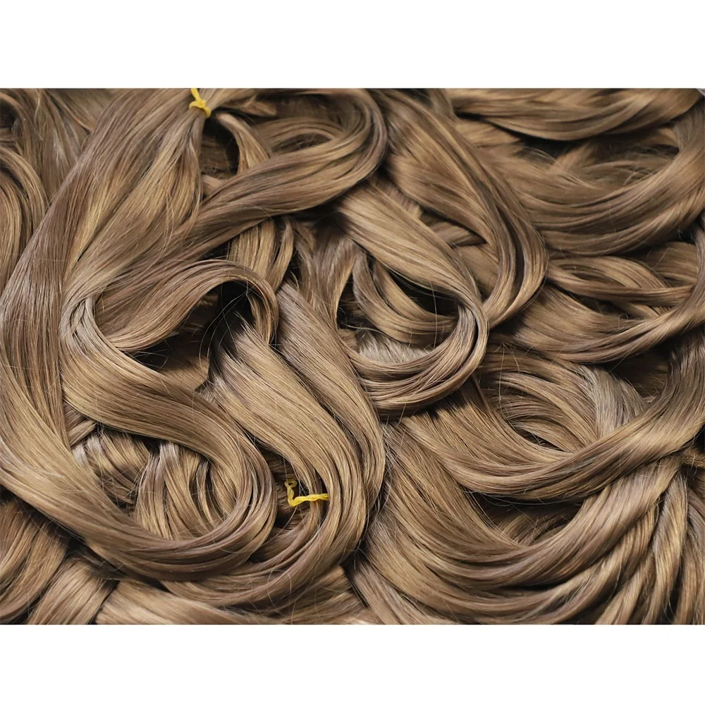 HS-70 огнестойкое волокно средней температуры, высококачественное синтетическое волокно для наращивания волос, сырье, Африканское огнестойкое волокно