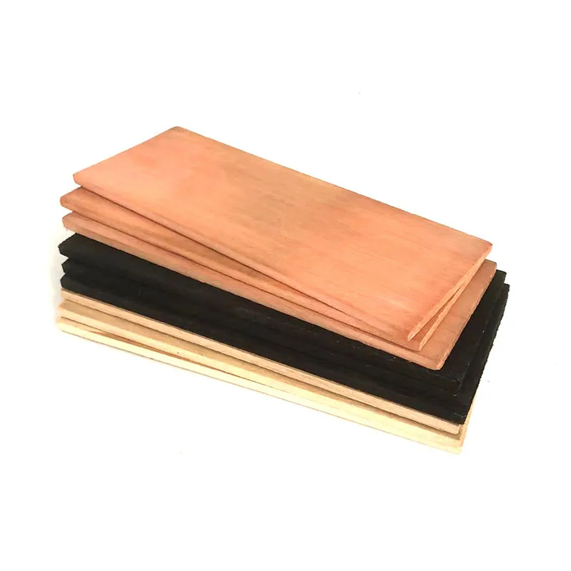 Wholesale High Quality Soft Wood Slat Cheap Poplar Wood Black Wood Pencil Slat For Produce Pencil