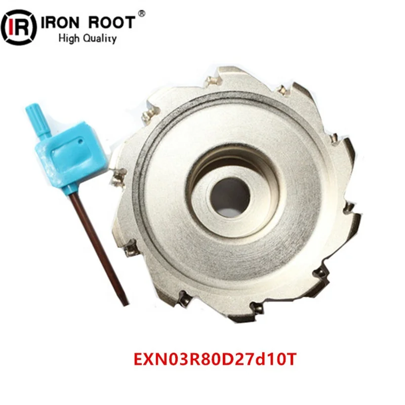 CNC Lathe Milling Tools Indexable Face  Milling Cutter Holder EXN03R Series For LNMU03 Tungsten Carbide Insert