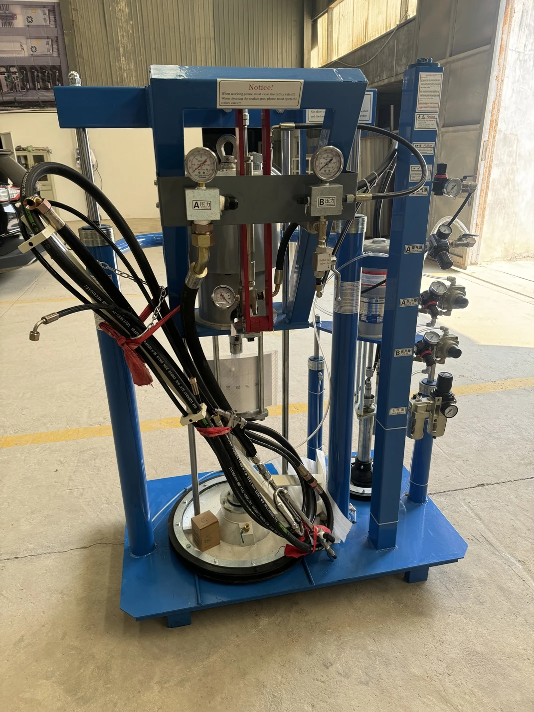 Two Component Glue Machine for Insulating Glass Sealing Two Component Extruder Machine