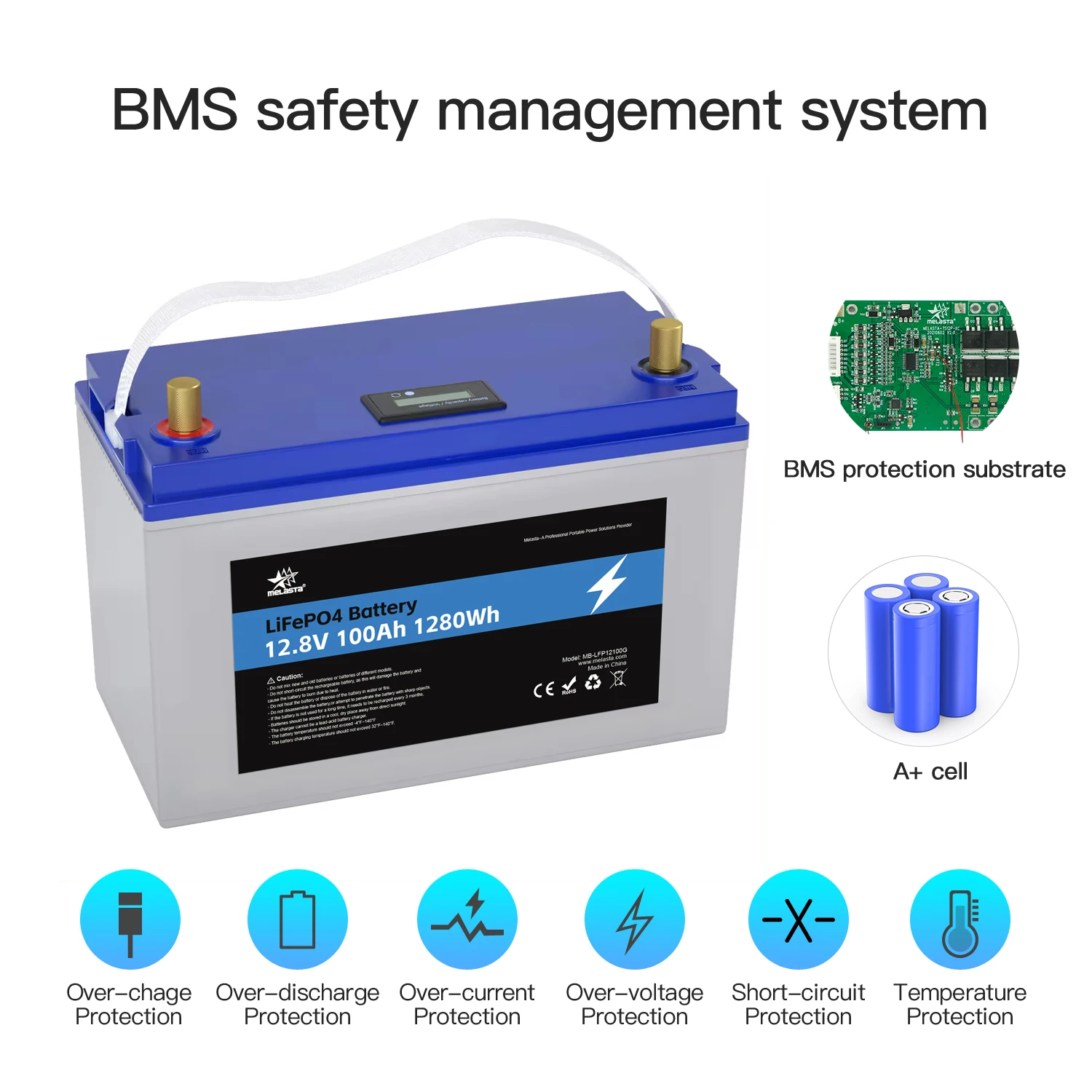 Factory Lithium Lifepo4 Battery Solar System Lead Acid Replacement 12v Lithium Battery for Rv Marine Boat