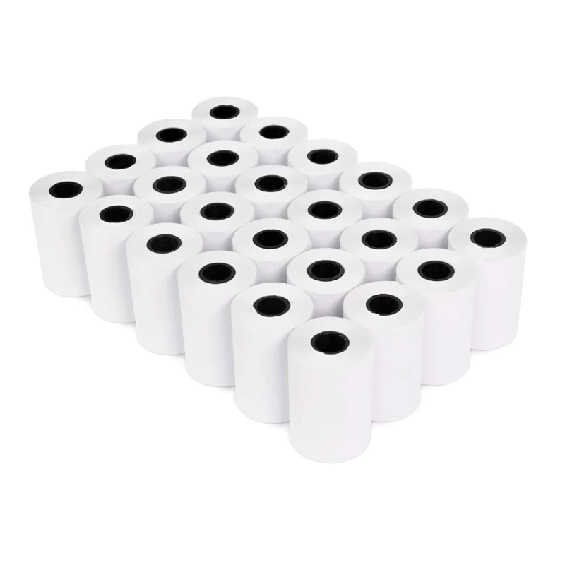BPA Free Thermal Paper Cash Register Receipt Paper Roll 57mm 80mm 100 Rolls Per Box
