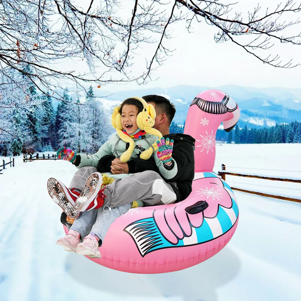 Factory price Manufacturer Supplier slide dry ski inflatable snow sledge tube