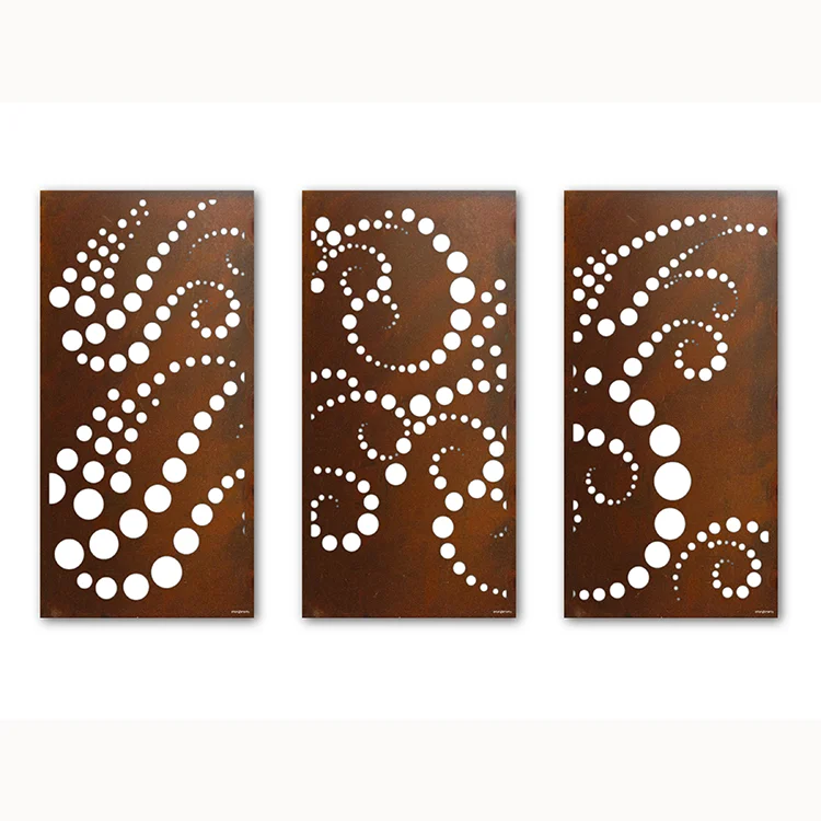 
Custom Aluminum Decorative Panels Perforation Laser Cut Decorative Screen Panel 