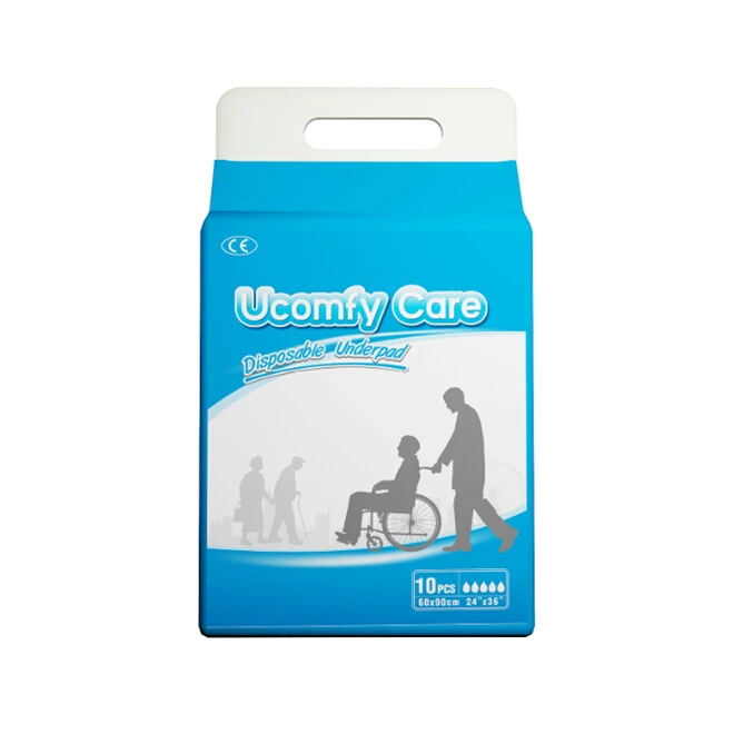 
Free Sample Plain Non Woven Feature Disposable Medical Underpad 