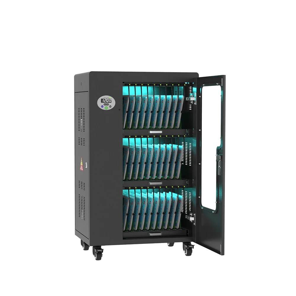 Зарядная станция с 30 USB-портами для нескольких планшетов и телефонов