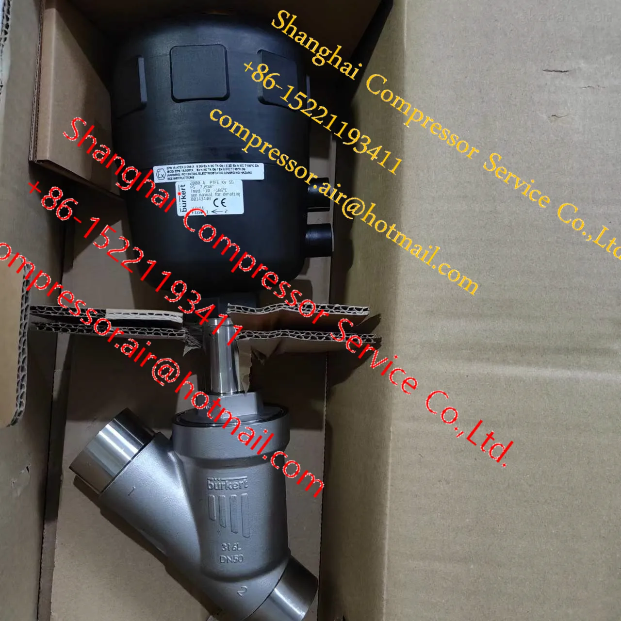125359 плунжерного клапана Burkert 6014 110 В г 1/8 номинальной ширины (детали) 2 мм 00125359