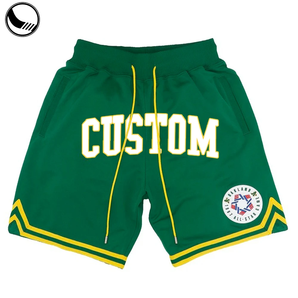 mens neon green college just mesh don sublimated embroidery mesh printing custom for men fit dry basketball shorts with logo (1600462635428)
