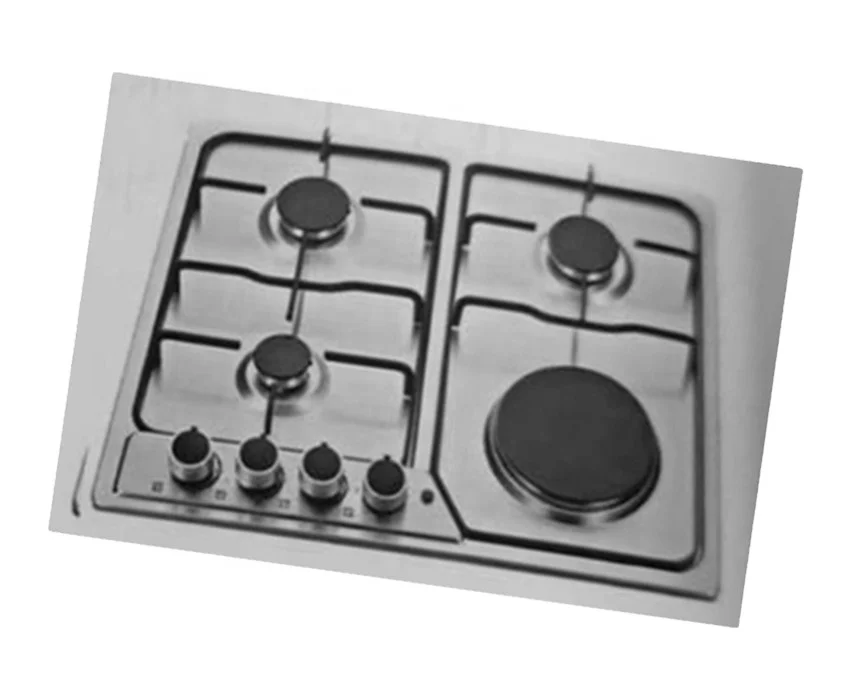 cooking appliances stainless steel 4 burner built in gas hob for home use