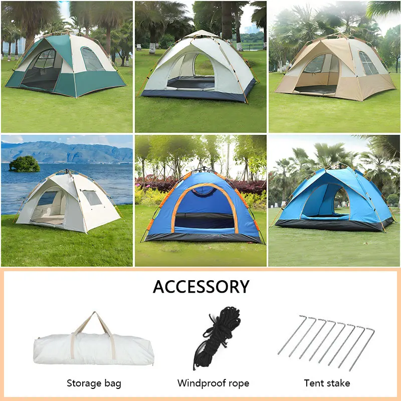 Wholesale Automatic Instant Tent Outdoor Waterproof Moqi Camping Glamping Pop Up Tents From Manufacturer