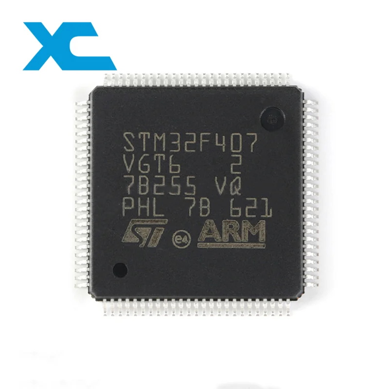 STM32F407VGT6 STM32 IC STM32F407 Integrated circuit MCU embedded microcontrollers 32BIT 1MB STM32F407 LQFP100 Microcontroller